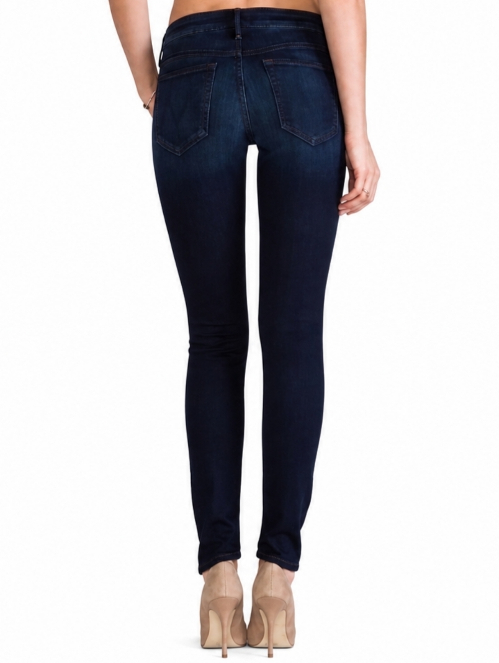 MOTHER The Looker The Missing Hour Mid Rise Skinny Jeans Womens Size 28 - Picture 2 of 14